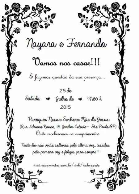Meu convite para convidados