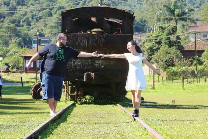 Nos trilhos..