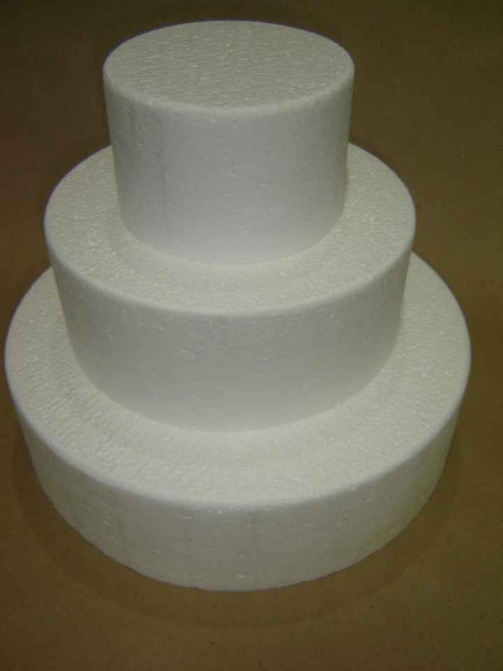 Base de isopor para bolo fake