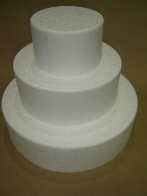 Base de isopor para bolo fake
