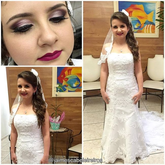 Meu casamento - cabelo e make