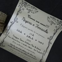 Meu convite estilo rústico