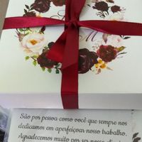 Caixa para padrinhos