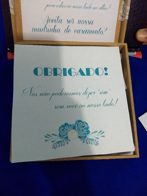 Entreguei os convites dos padrinhos, madrinhas e pajens - 4