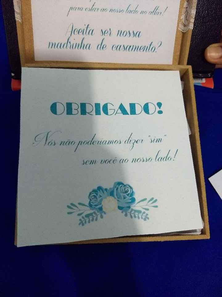 Entreguei os convites dos padrinhos, madrinhas e pajens - 4