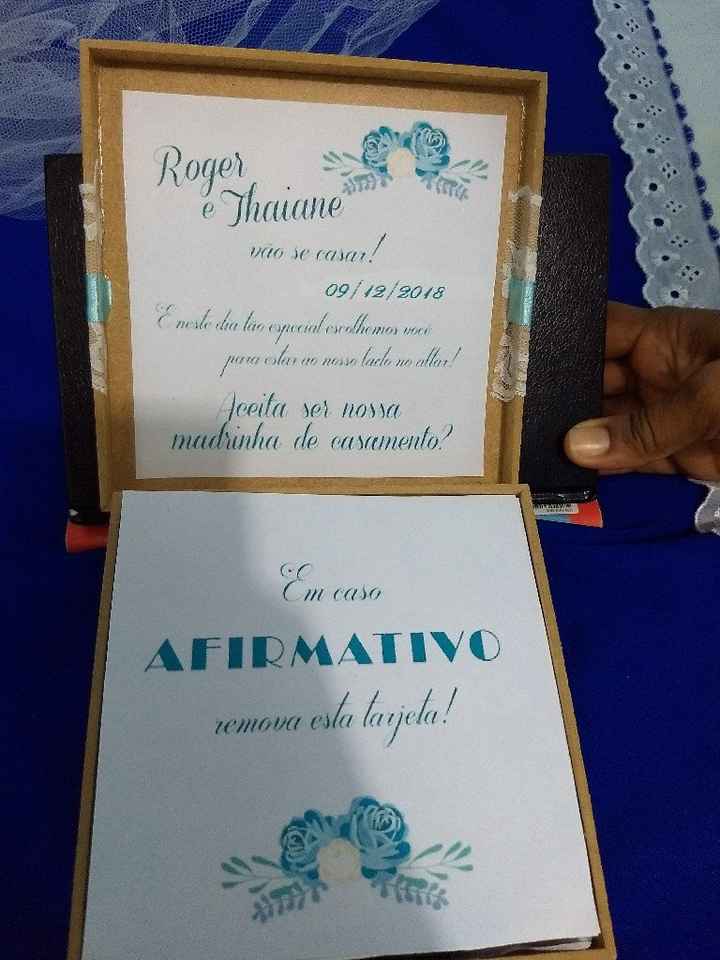 Entreguei os convites dos padrinhos, madrinhas e pajens - 5