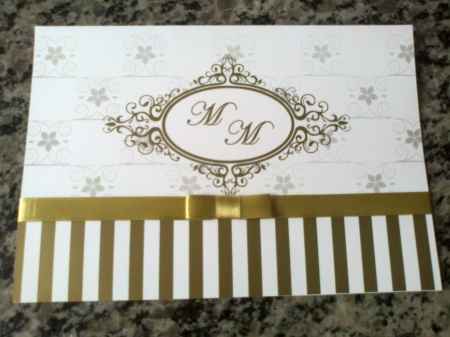 Convite de casamento pronto