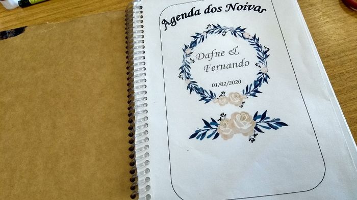Agenda dos noivos #diy #vemver - 2