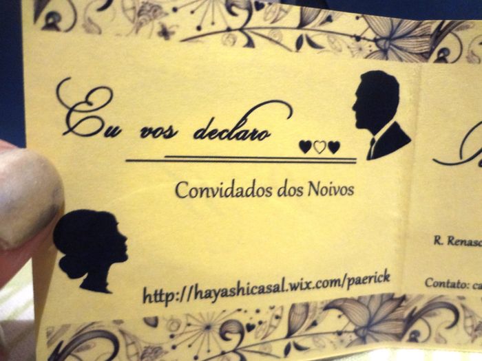 convite de casamento em caixa