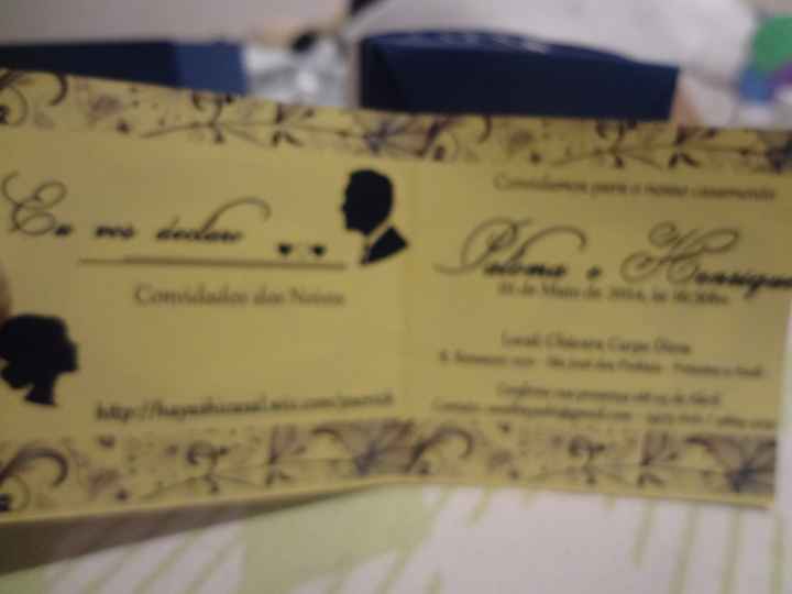 convite de casamento em caixa