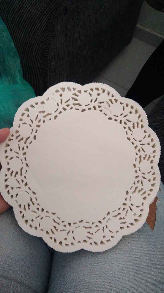 Doilies convites de casamento - 1