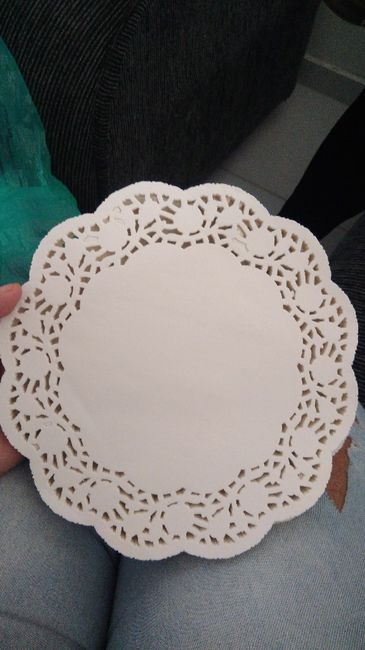 Doilies convites de casamento - 1
