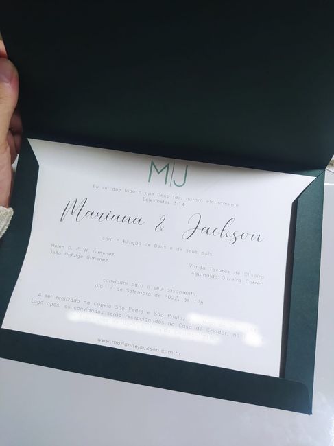 Fizemos nossos convites de casamento - Vem Ver!!!! 2