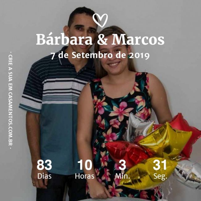 "Minha história de amor - Bárbara & Marcos "