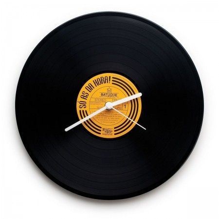 relogio de vinil