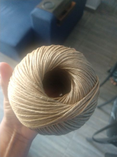 Tipo de juta para convite rústico 2