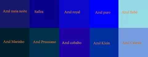 As várias cores do azuul - 1