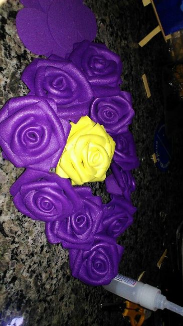 Rosas de e.v.a - 1