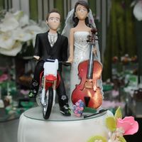 Topo de bolo para musico