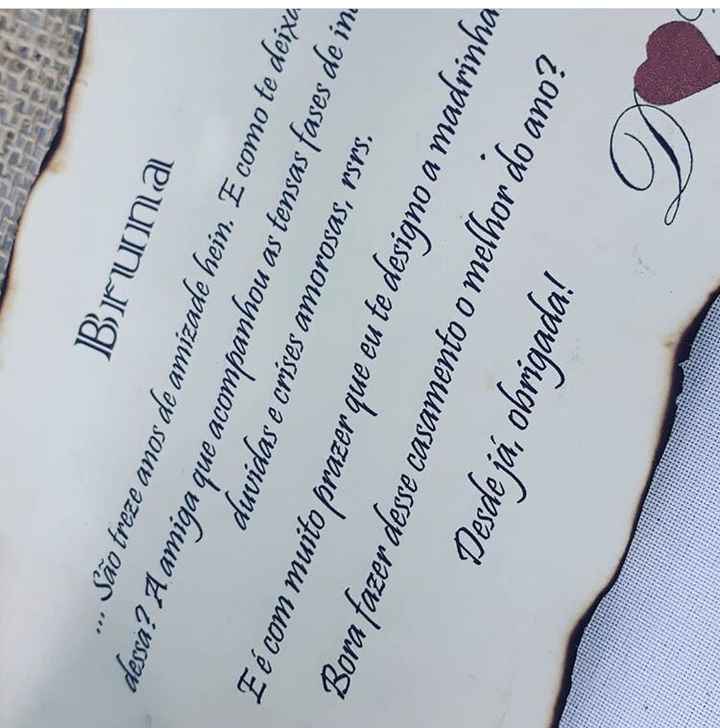 Convite para padrinhos! - 2