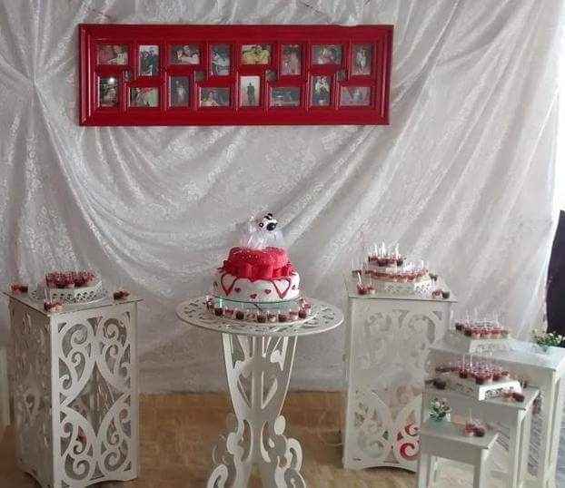 Prévia da decoração de noivado - 1