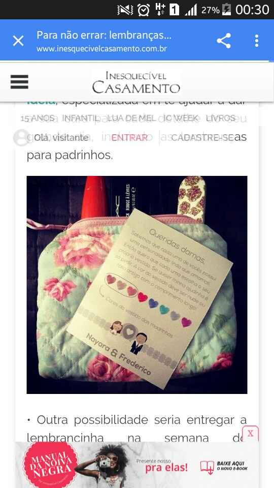 Lembrancinhas - 1