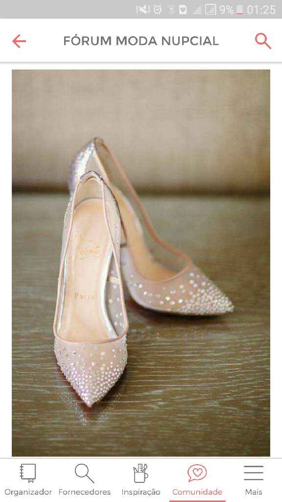Inspirações sapatos de noiva - 1