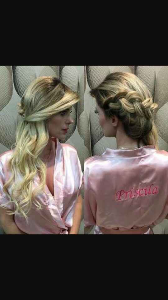 Penteado para o grande dia 👰👰 - 1