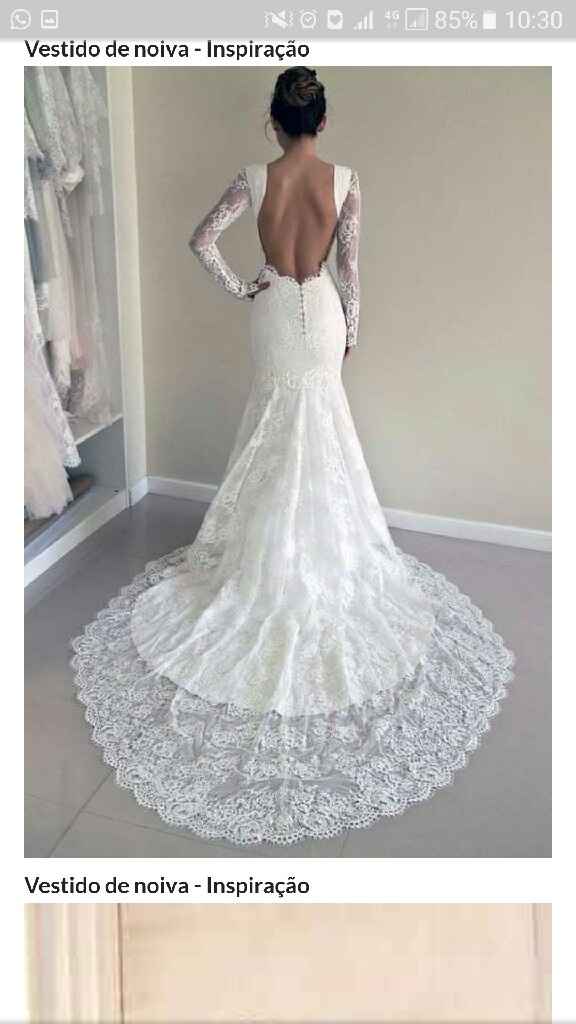 Vestido sereia ou com calda? - 2