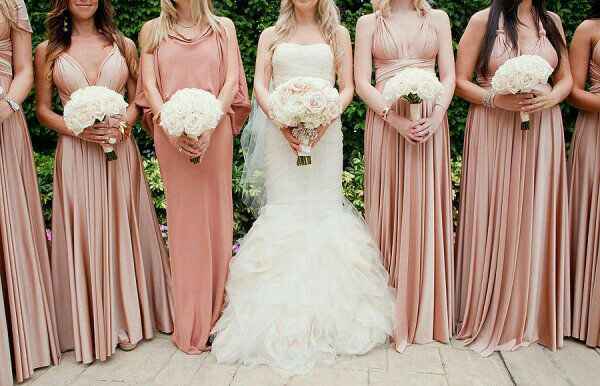 Padrinhos: marsala ou rosa chá - 1