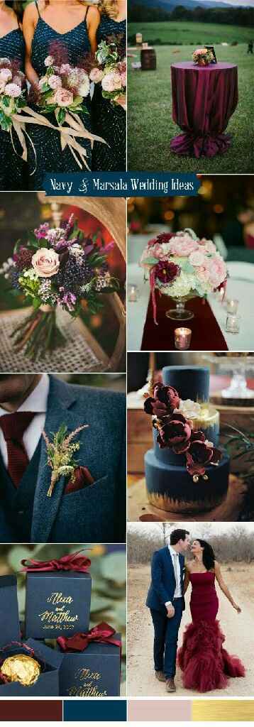  Cor Marsala- casamento ao ar livre - 1