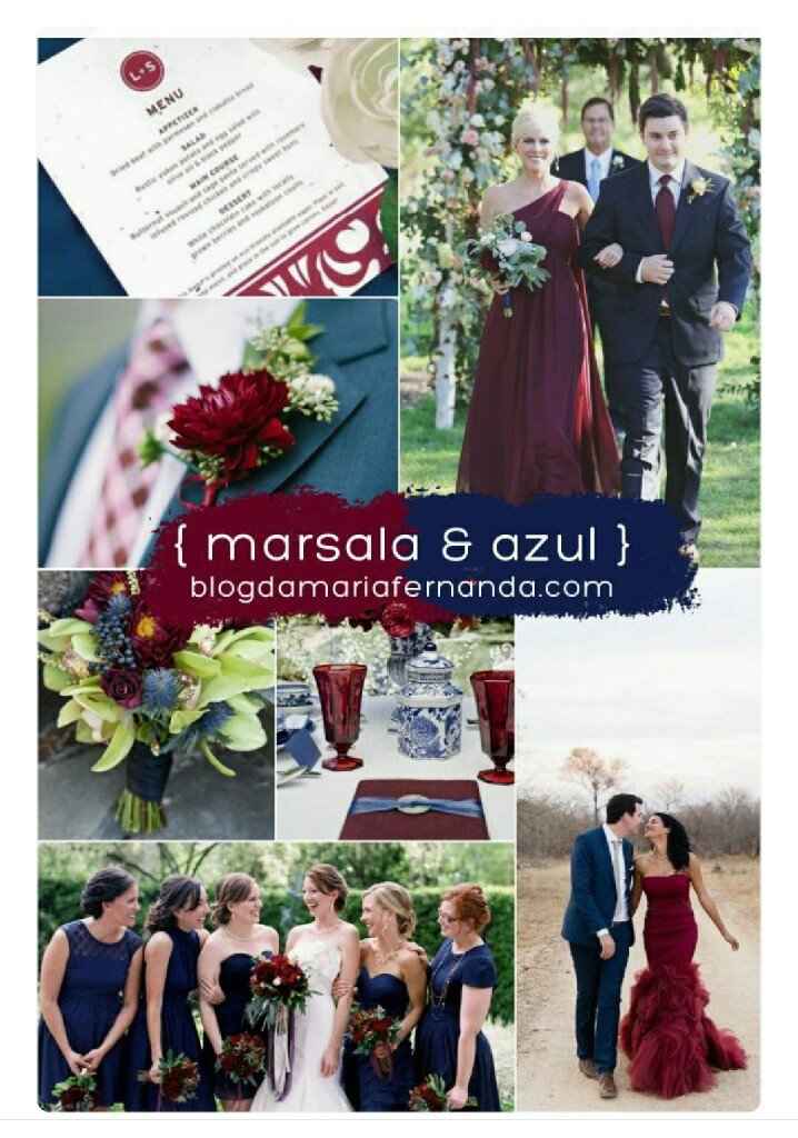  Cor Marsala- casamento ao ar livre - 3