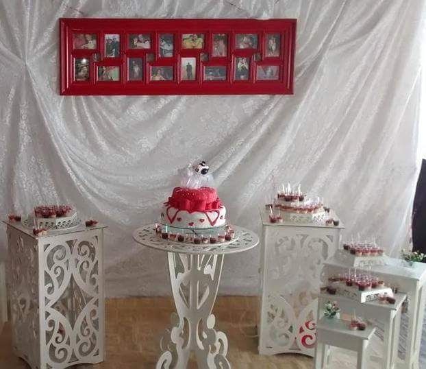Prévia da decoração de noivado - 1