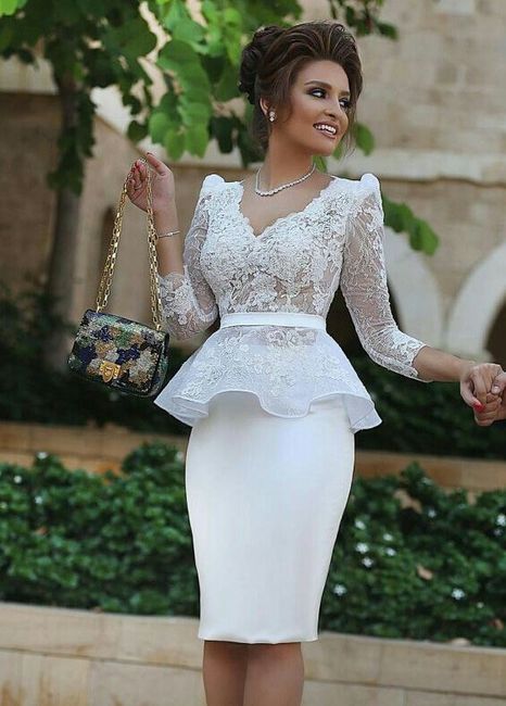Vestidos de casamento no civil - 1