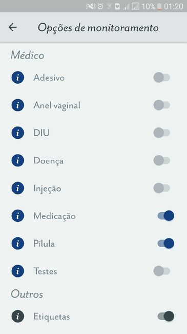 Pílulas anticoncepcionais - 1