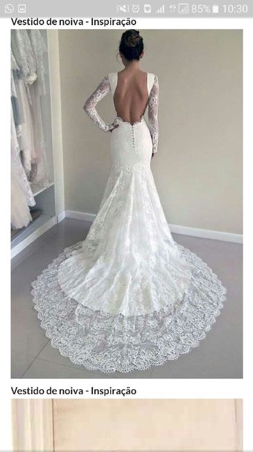 Vestido sereia ou com calda? - 2