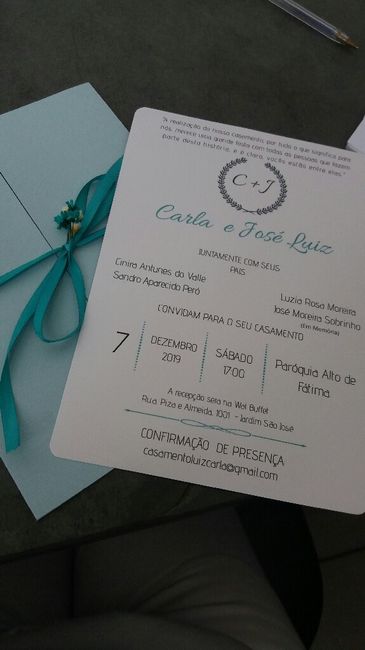 Nosso Convite.... 1