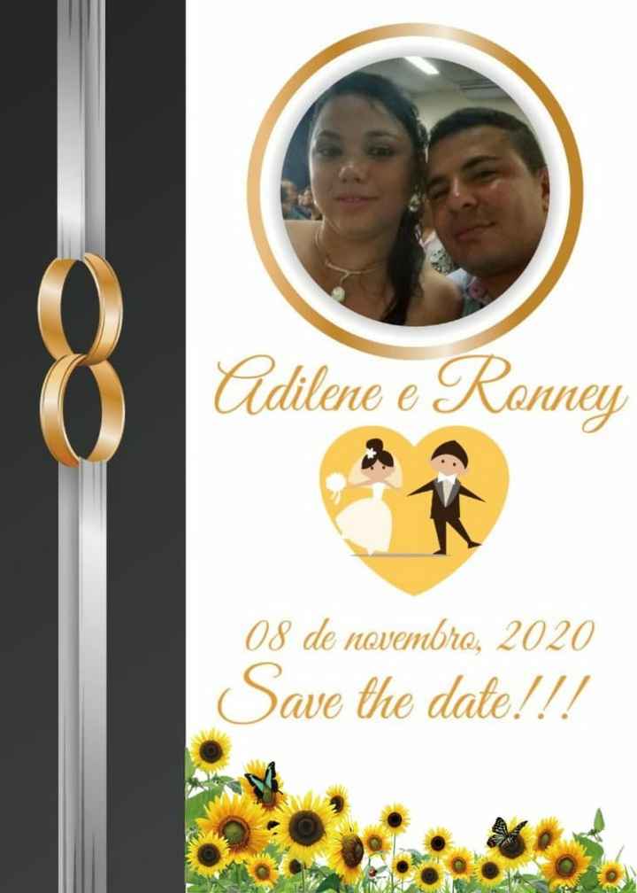 Save the date (pré convites) - 1