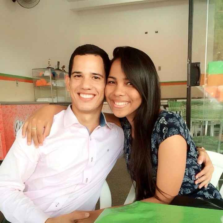 Nossa primeira foto juntos 