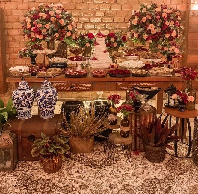 Olá novinhas  oq acham sobre madrinha  ir com cor de roupa   do mesmo ton da decoração? 1