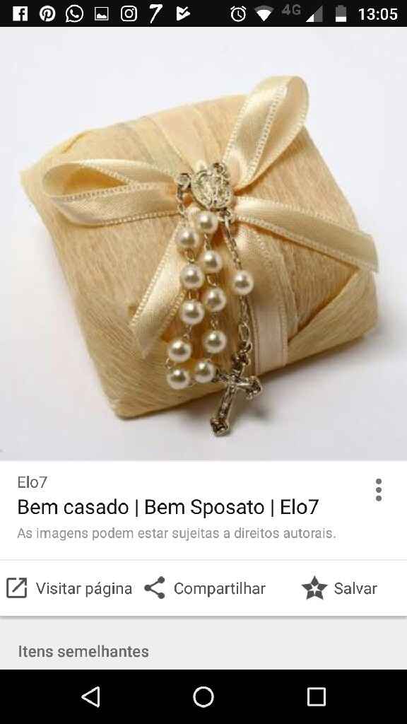 Qual a lembracinha do casamento de vocês? - 1