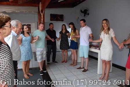 Fizemos uma oração 