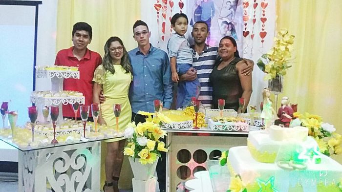 Família do meu cunhado Daniel (irmão do noivo)