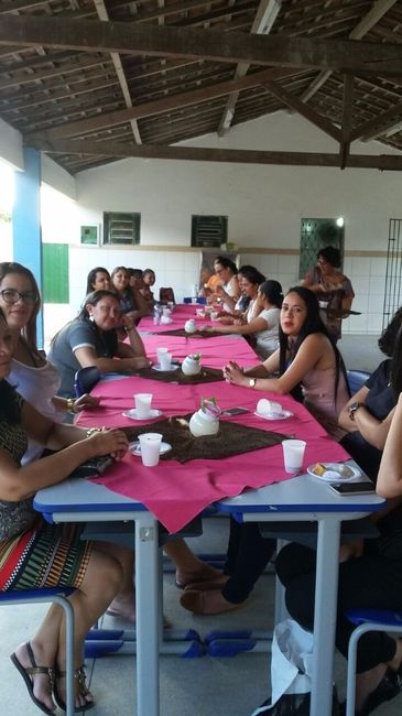 Mesa das convidadas