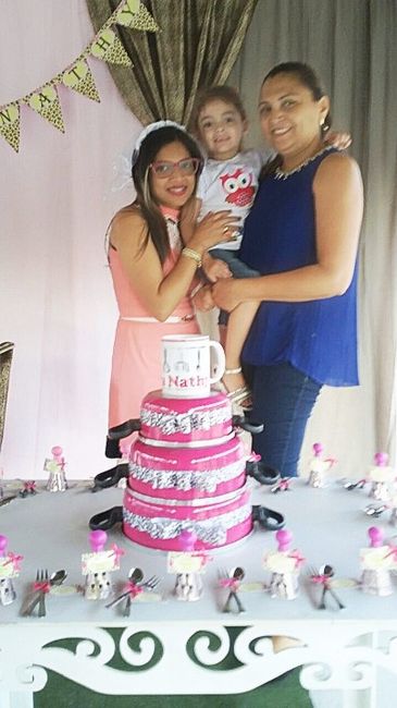 Minha tia materna e minha priminha