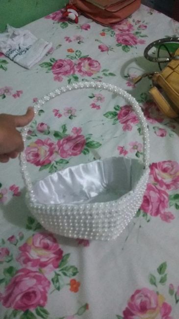 Cestinha de pérolas