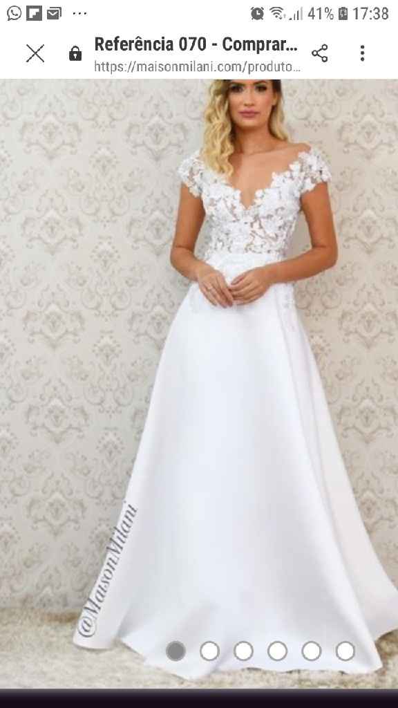 Chegou o meu vestido da Maison Milani. - 1