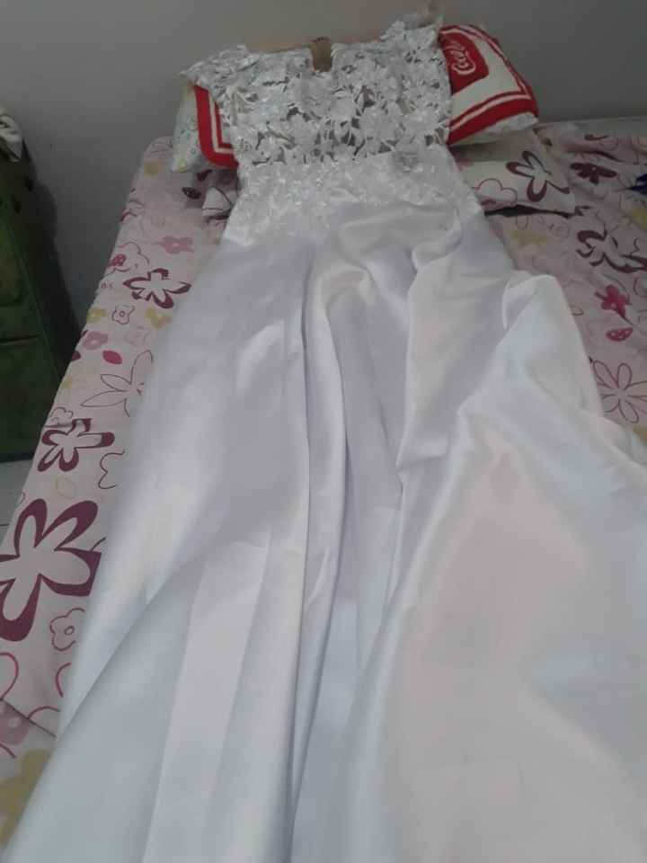 Chegou o meu vestido da Maison Milani. - 2