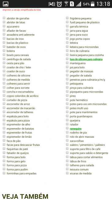 O que pedir no chá de panela? - 1
