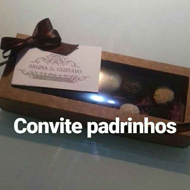 Convide dos padrinhos tudo diy - 2